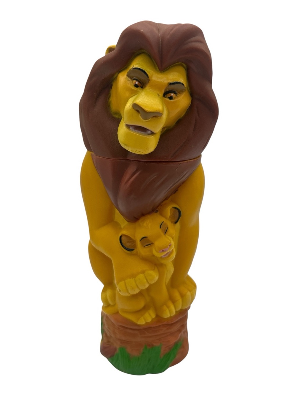 Vintage 1994 Disney Lion King Mufasa Simba Body Wash Bottle Refillable 9” Toy